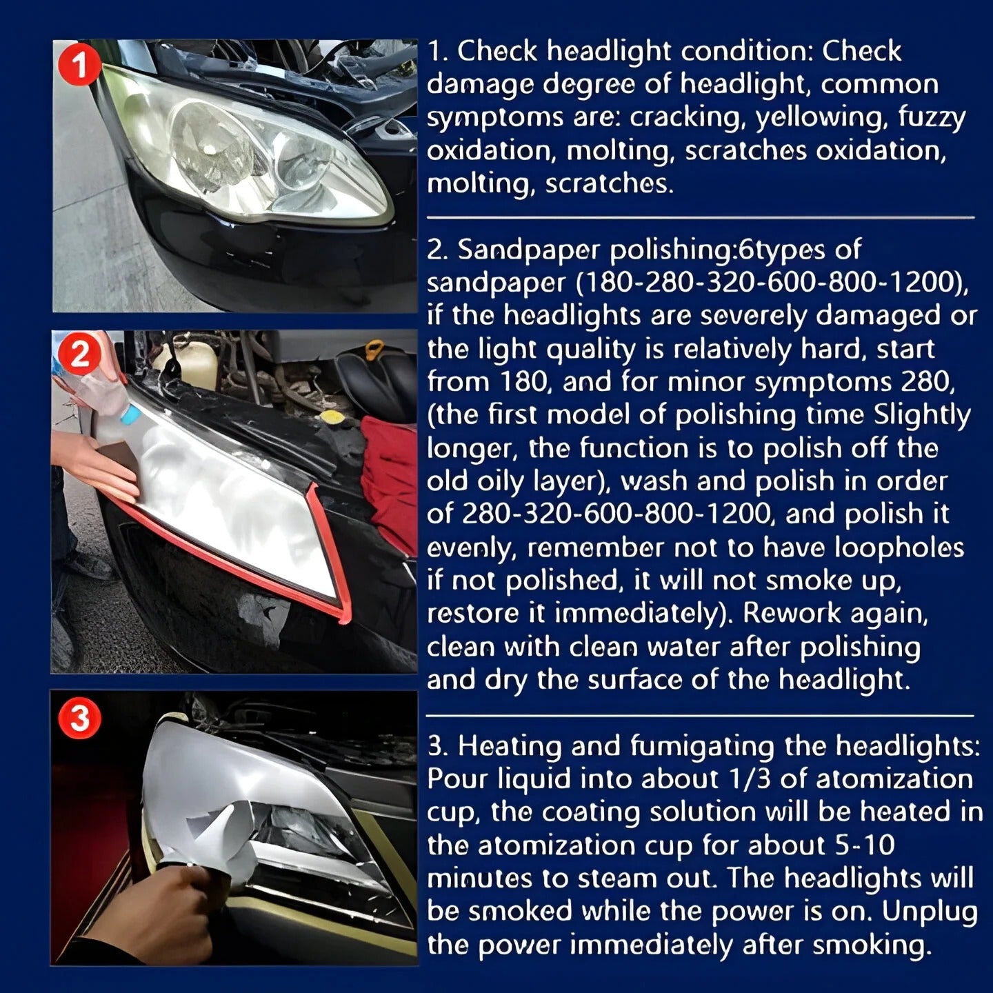ClearView Headlight Renewal Kit with Vapor Technology