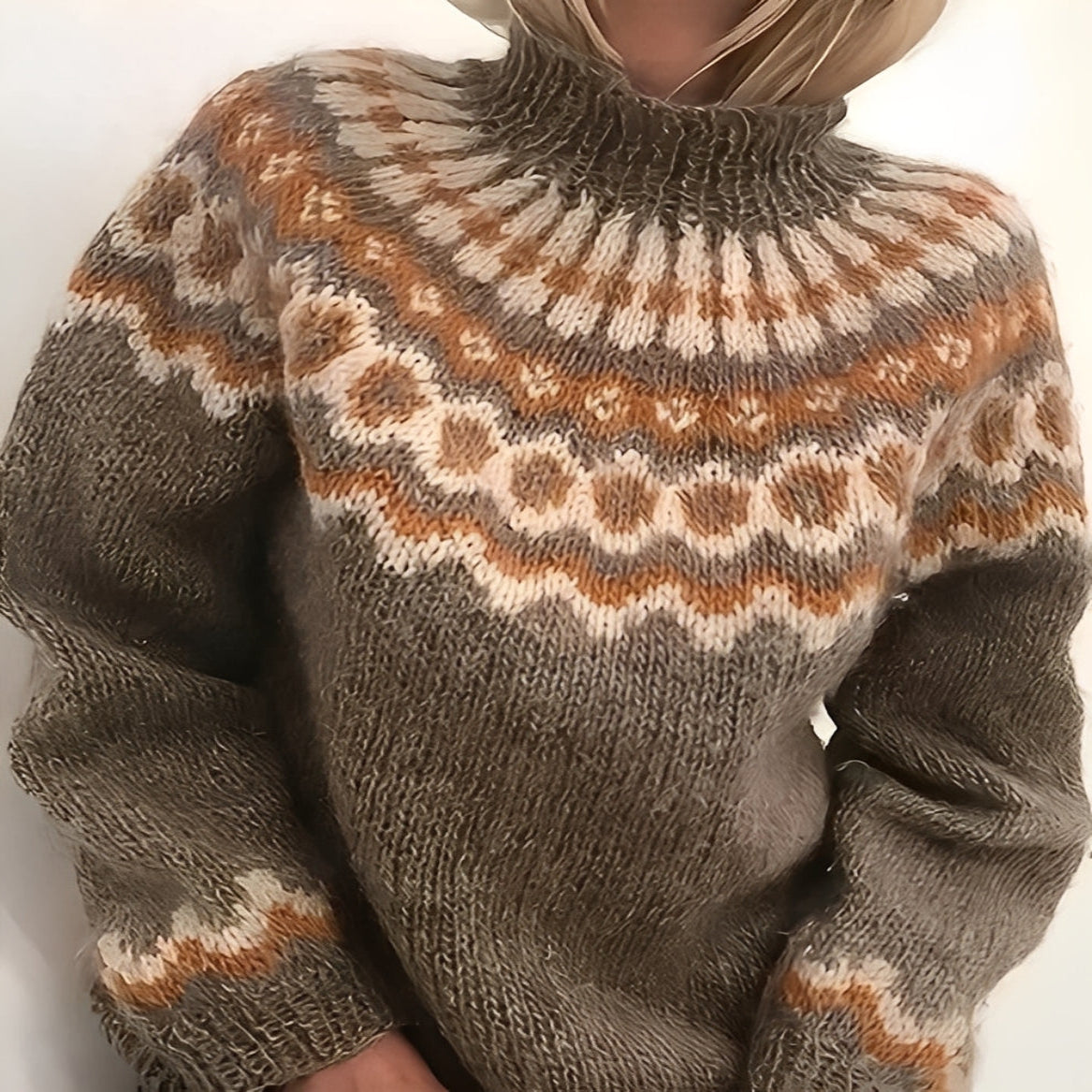 Cozy Icelandic Wool Turtleneck Sweater for Ultimate Warmth