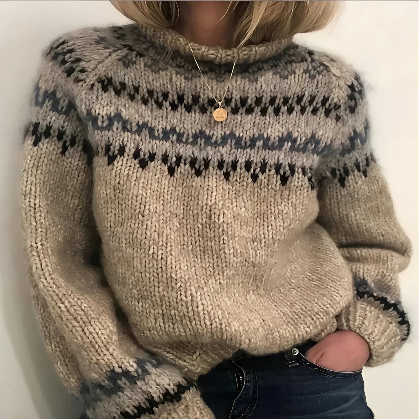 Cozy Icelandic Wool Turtleneck Sweater for Ultimate Warmth