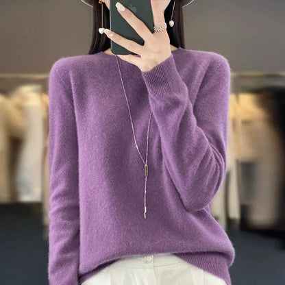 Premium Merino Wool Sweater with Timeless Knit Style