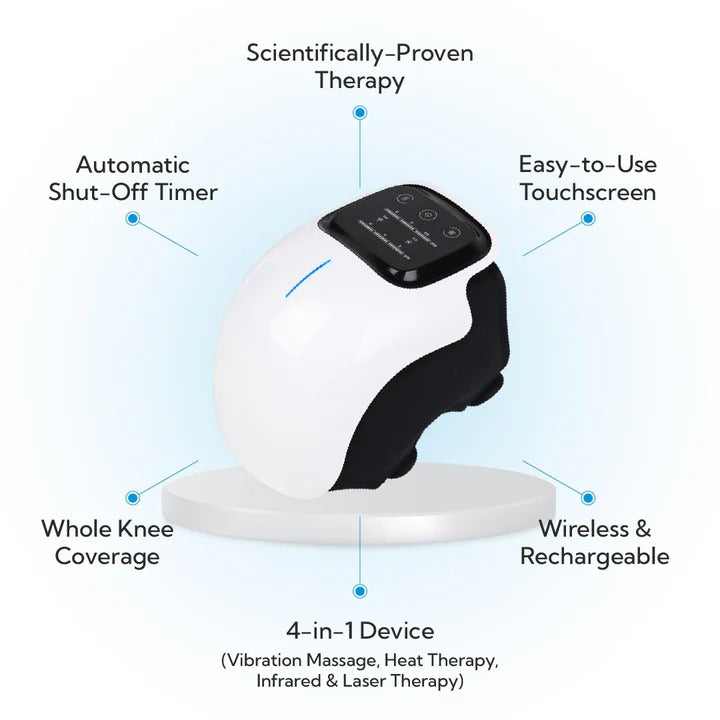 ComfortWave Knee Relief Device with Heat & Vibration Therapy