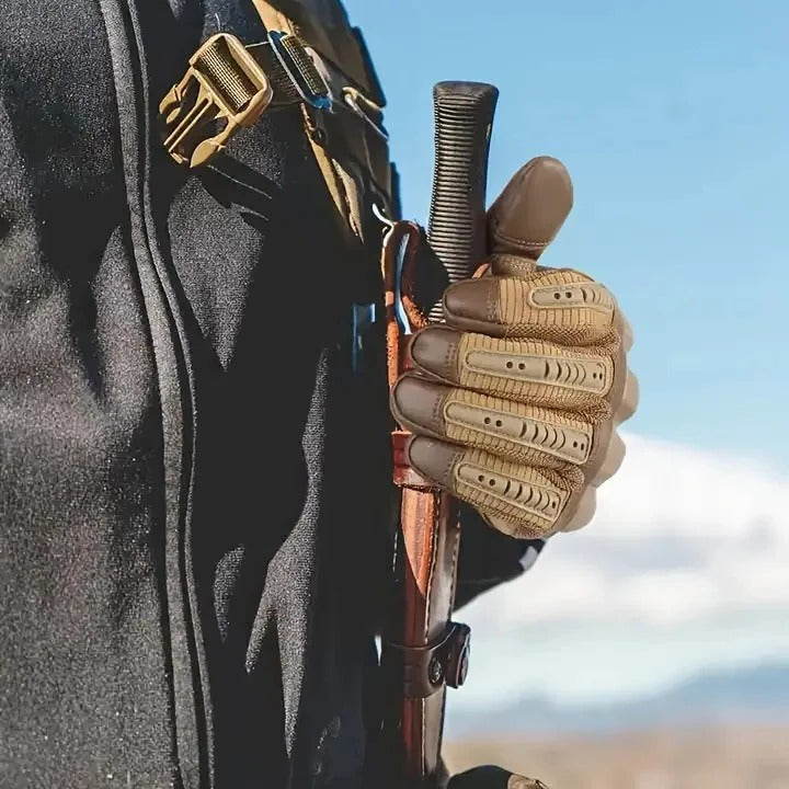 Durable Work Gloves with Impact Protection and Breathable Design