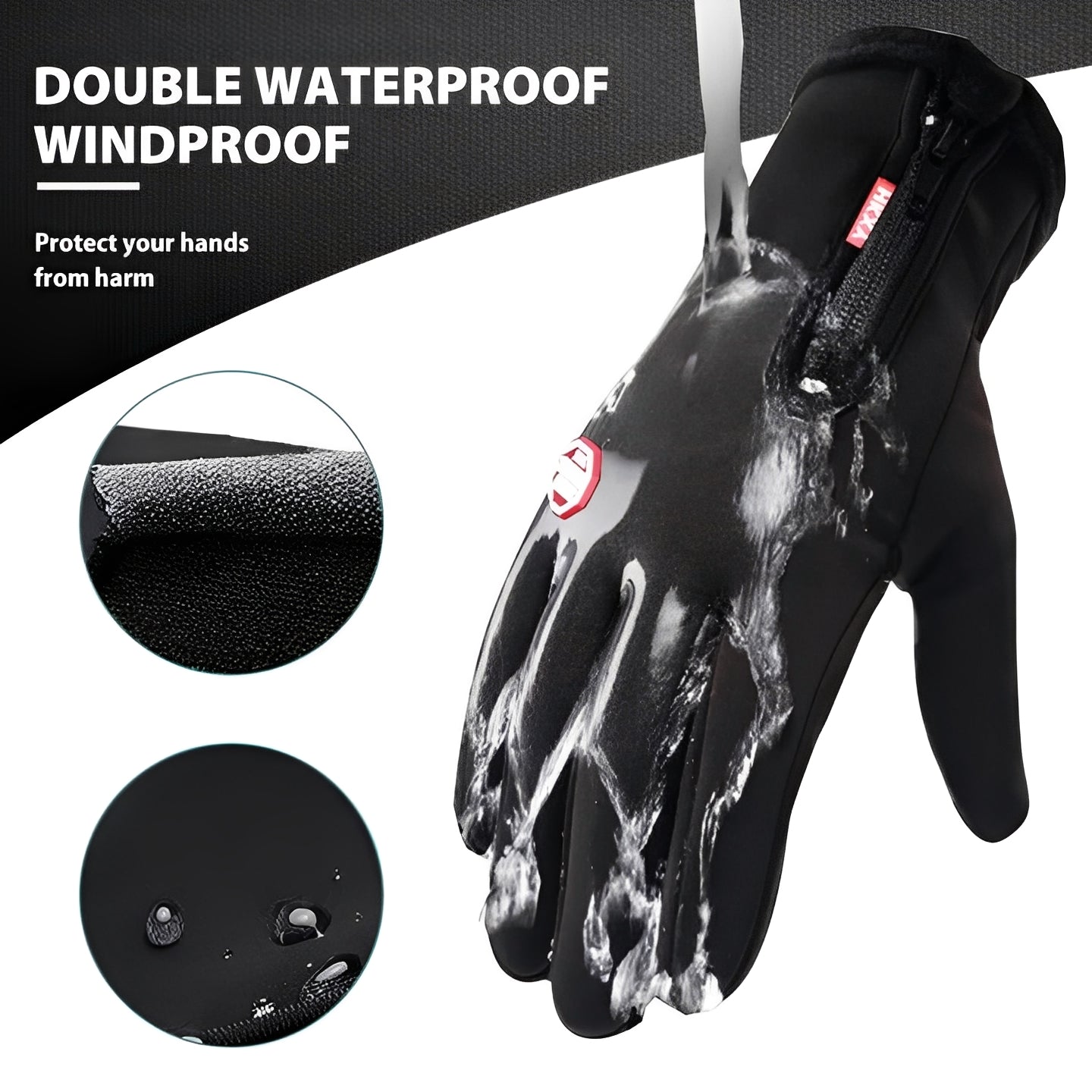 Winter Performance Grip Gloves for Active Lifestyles