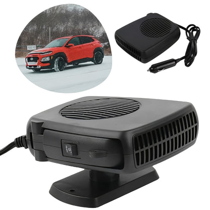 Compact 12V Ceramic Car Heater for Winter Comfort