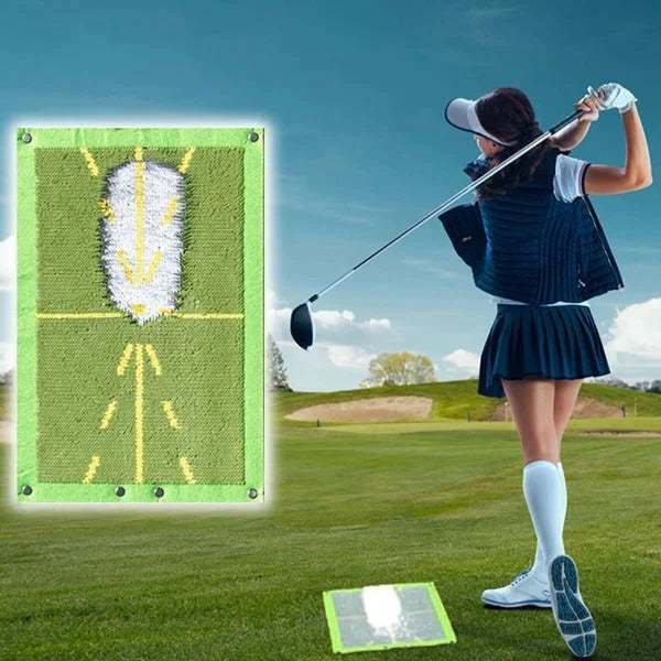 Precision Golf Training Mat for Enhanced Swing Analysis