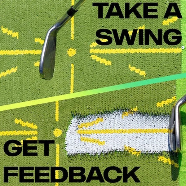 Precision Golf Training Mat for Enhanced Swing Analysis