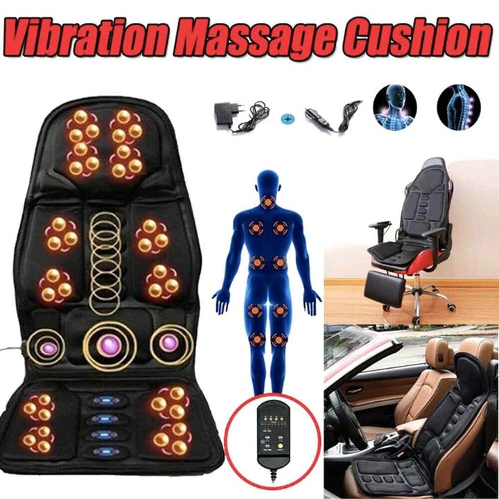 Ergonomic Massage Pad with 8 Heat Settings for Ultimate Relaxation