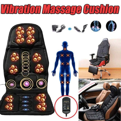 Ergonomic Massage Pad with 8 Heat Settings for Ultimate Relaxation