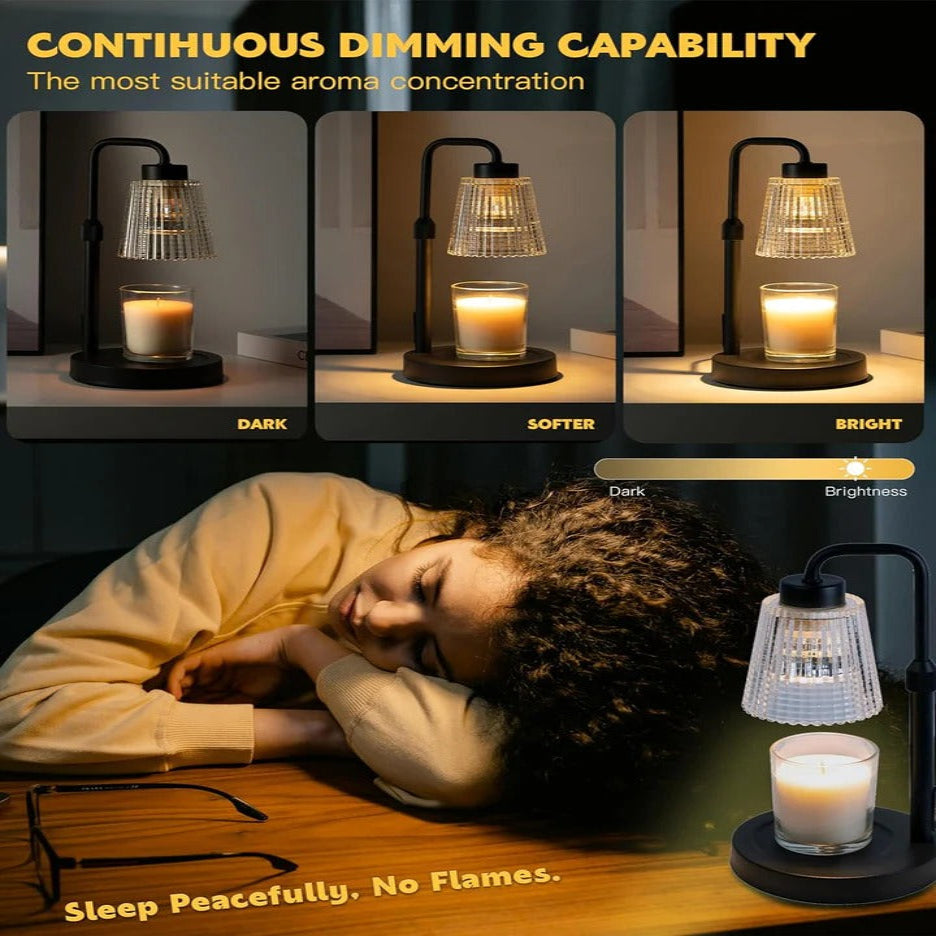 Scented Candle Melter with Custom Brightness Control