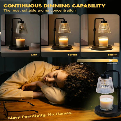 Scented Candle Melter with Custom Brightness Control