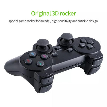 Classic Gaming Hub with 64GB Memory and Dual Wireless Controllers