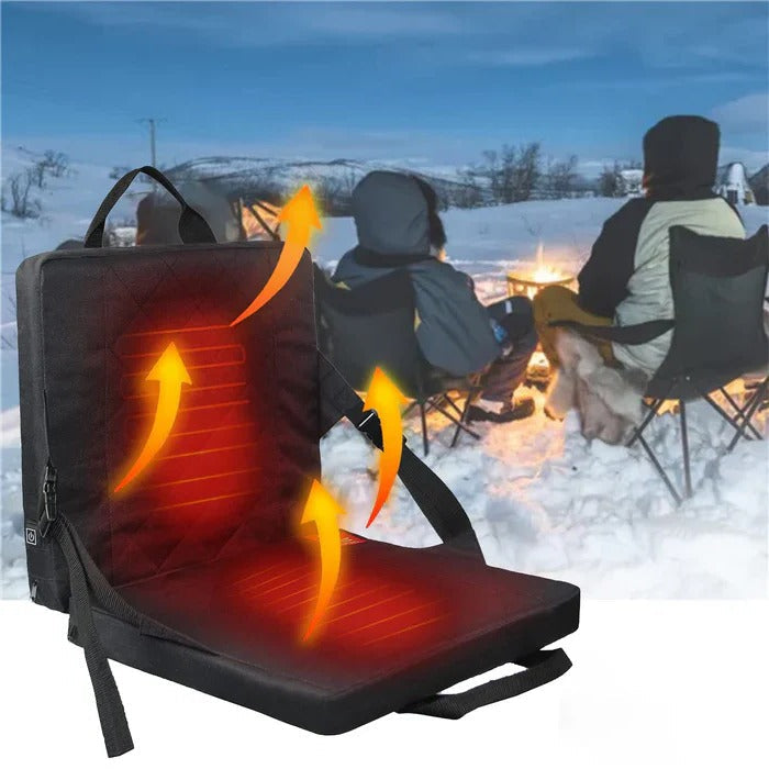 Portable Heated Seat Pad with Adjustable Temperature Settings
