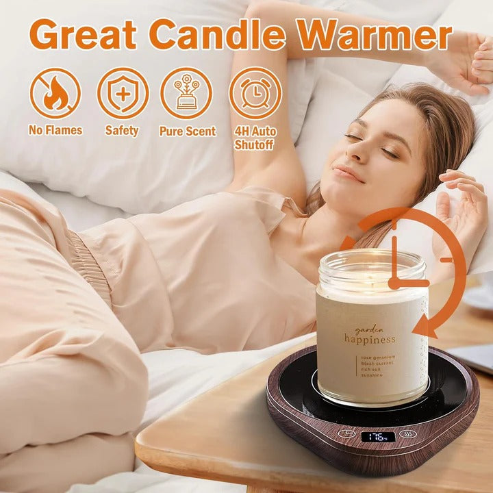 Smart Coffee Mug Warmer with Custom Temperature Settings