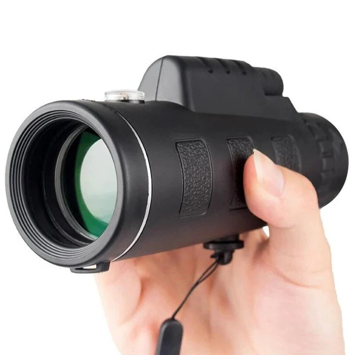 Compact High-Powered Telescope with Smartphone Connector and Tripod