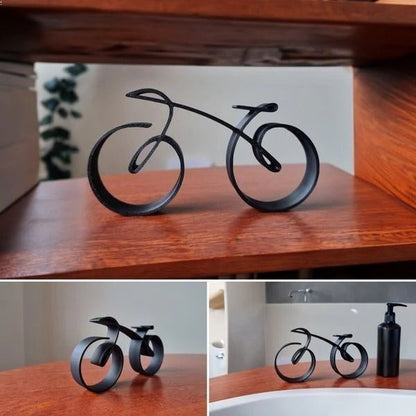 Sleek Bicycle Art Sculpture for Modern Workspaces