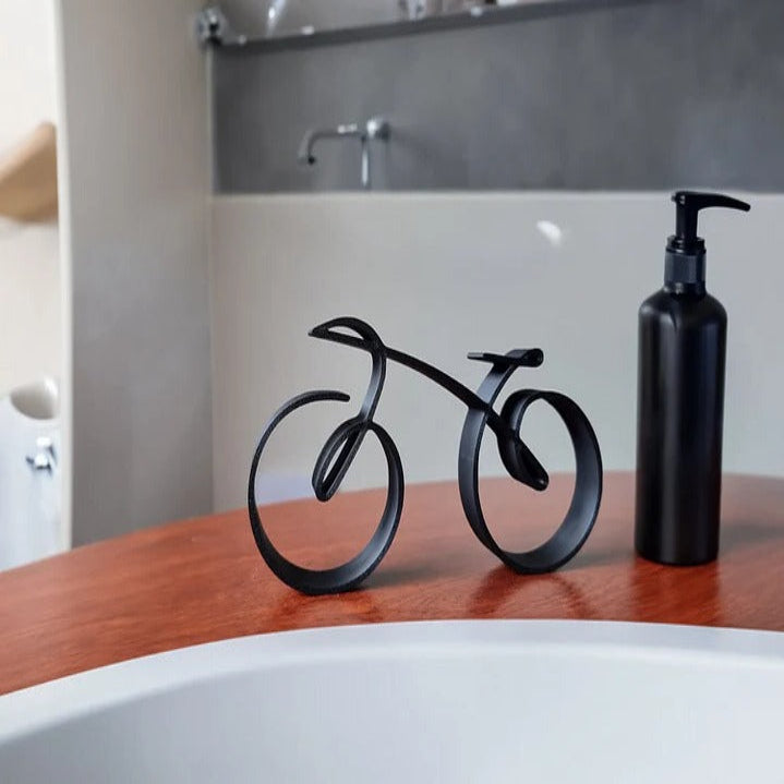 Sleek Bicycle Art Sculpture for Modern Workspaces