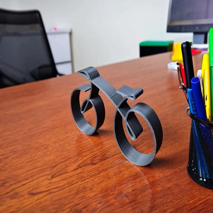 Sleek Bicycle Art Sculpture for Modern Workspaces