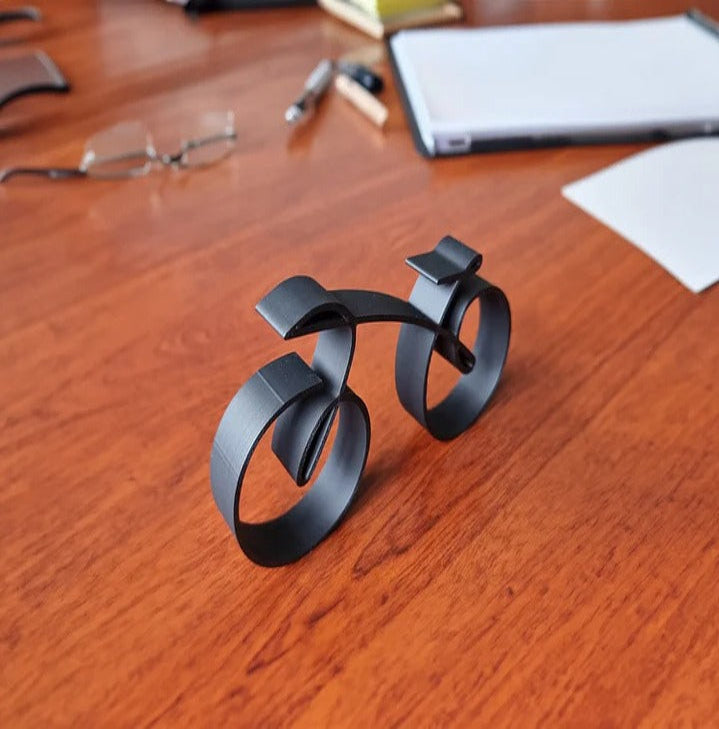 Sleek Bicycle Art Sculpture for Modern Workspaces