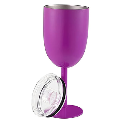 Premium Insulated Beverage Tumbler with Clear Lid