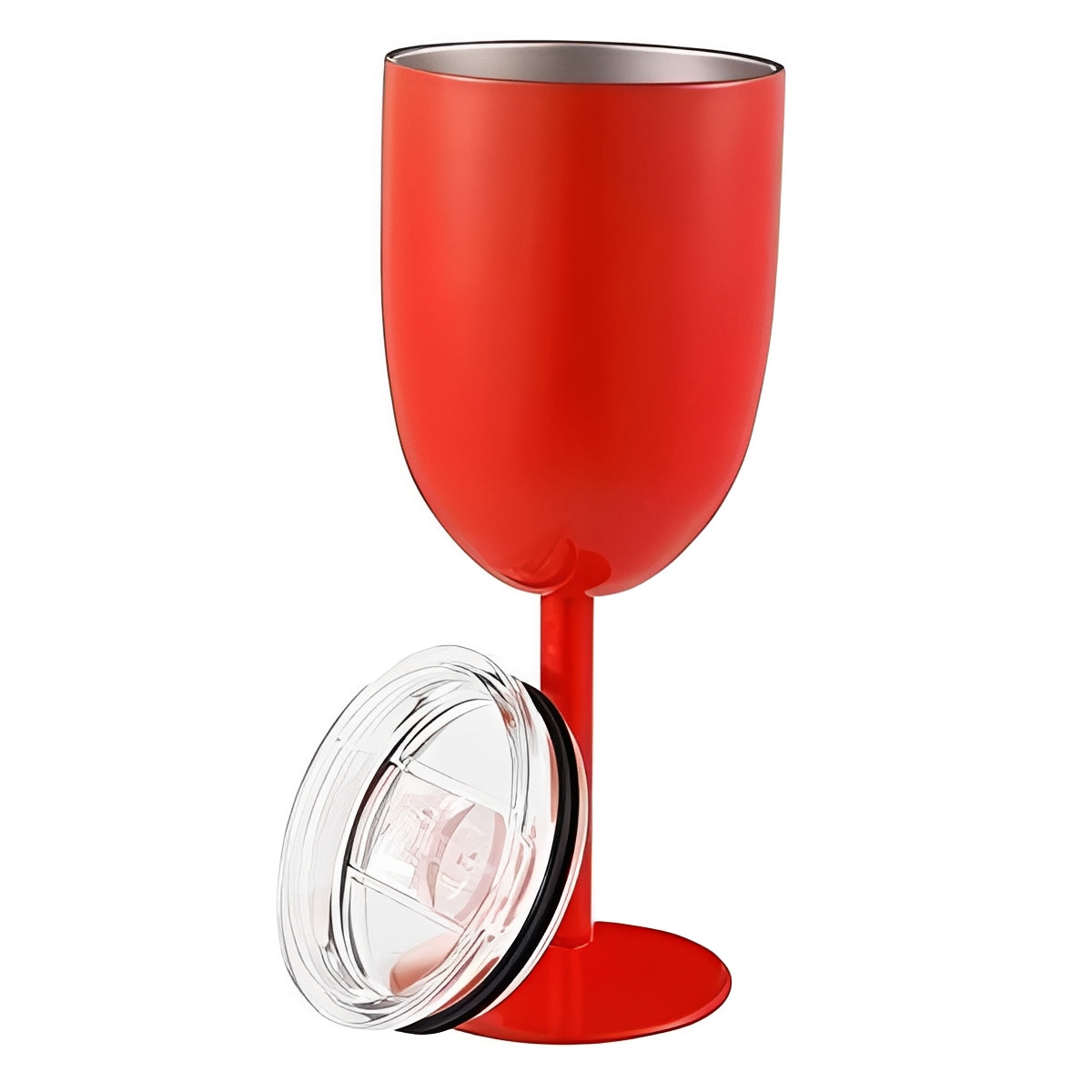 Premium Insulated Beverage Tumbler with Clear Lid