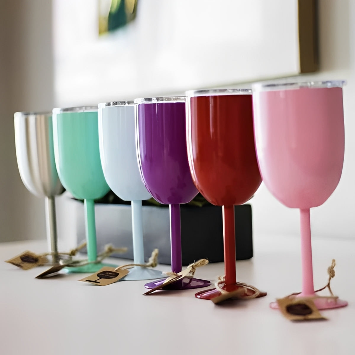 Premium Insulated Beverage Tumbler with Clear Lid