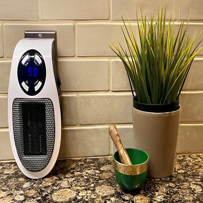 Compact Electric Heater with Safety Features for Small Spaces