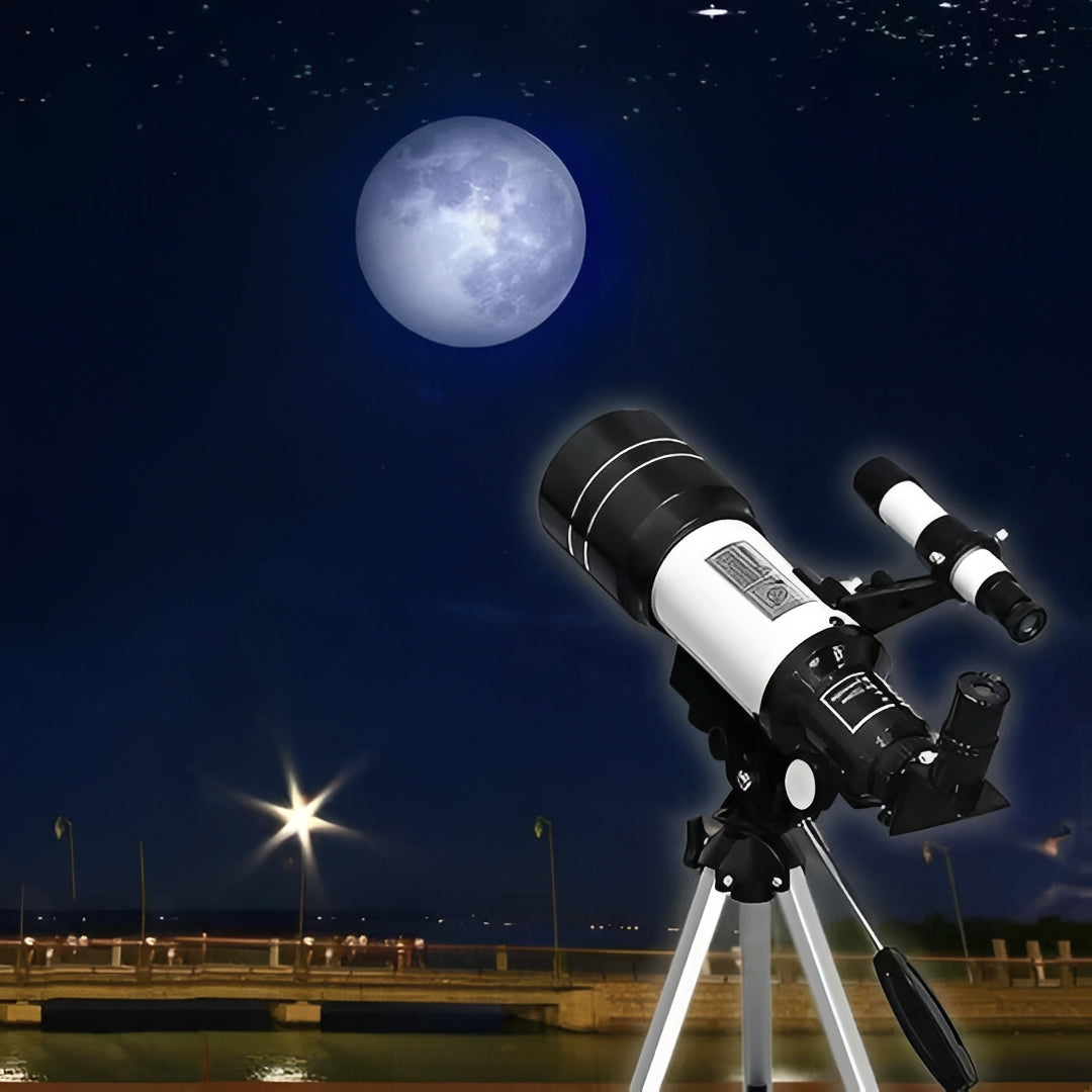 Versatile Stargazer Telescope with Easy-Setup Tripod, 150x Zoom