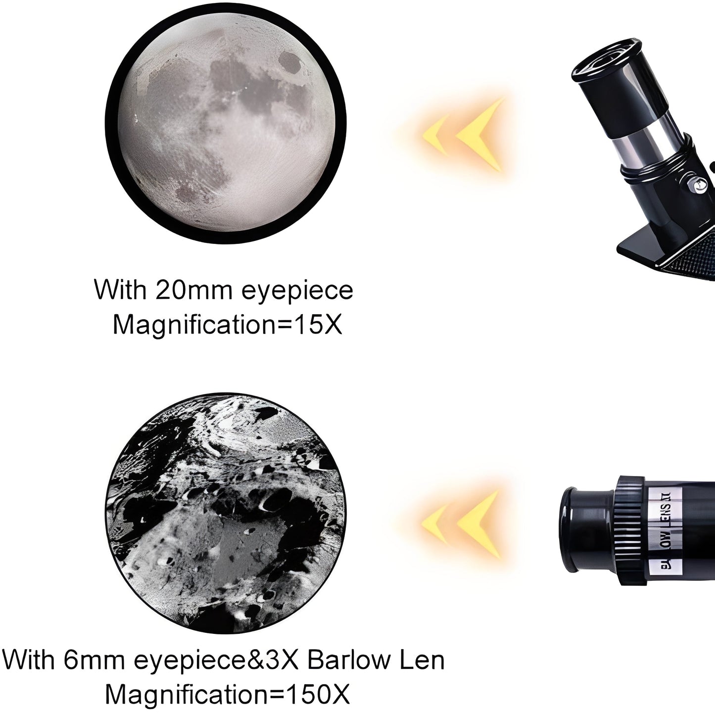 Versatile Stargazer Telescope with Easy-Setup Tripod, 150x Zoom