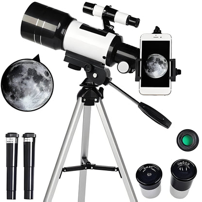 Versatile Stargazer Telescope with Easy-Setup Tripod, 150x Zoom