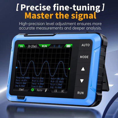 Compact Digital Oscilloscope with Integrated Signal Generator