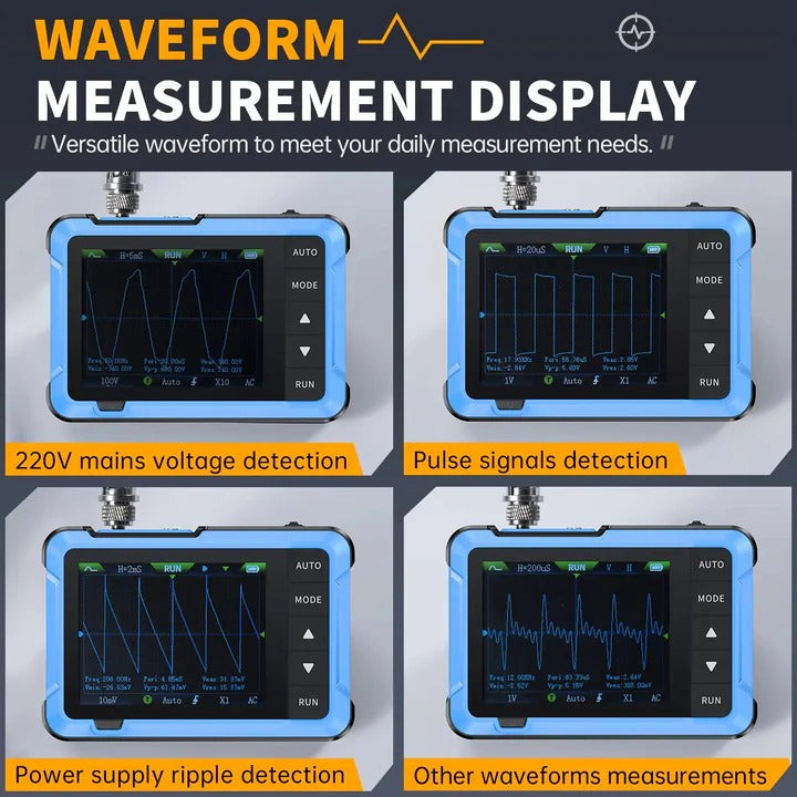 Compact Digital Oscilloscope with Integrated Signal Generator