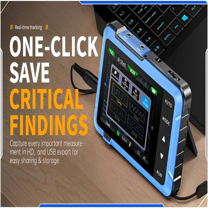 Compact Digital Oscilloscope with Integrated Signal Generator