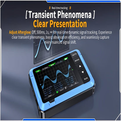 Compact Digital Oscilloscope with Integrated Signal Generator