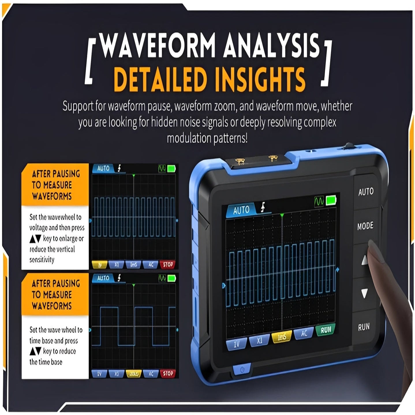 Compact Digital Oscilloscope with Integrated Signal Generator