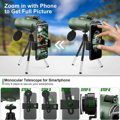 Lightweight Handheld Monocular for Stunning Outdoor Views