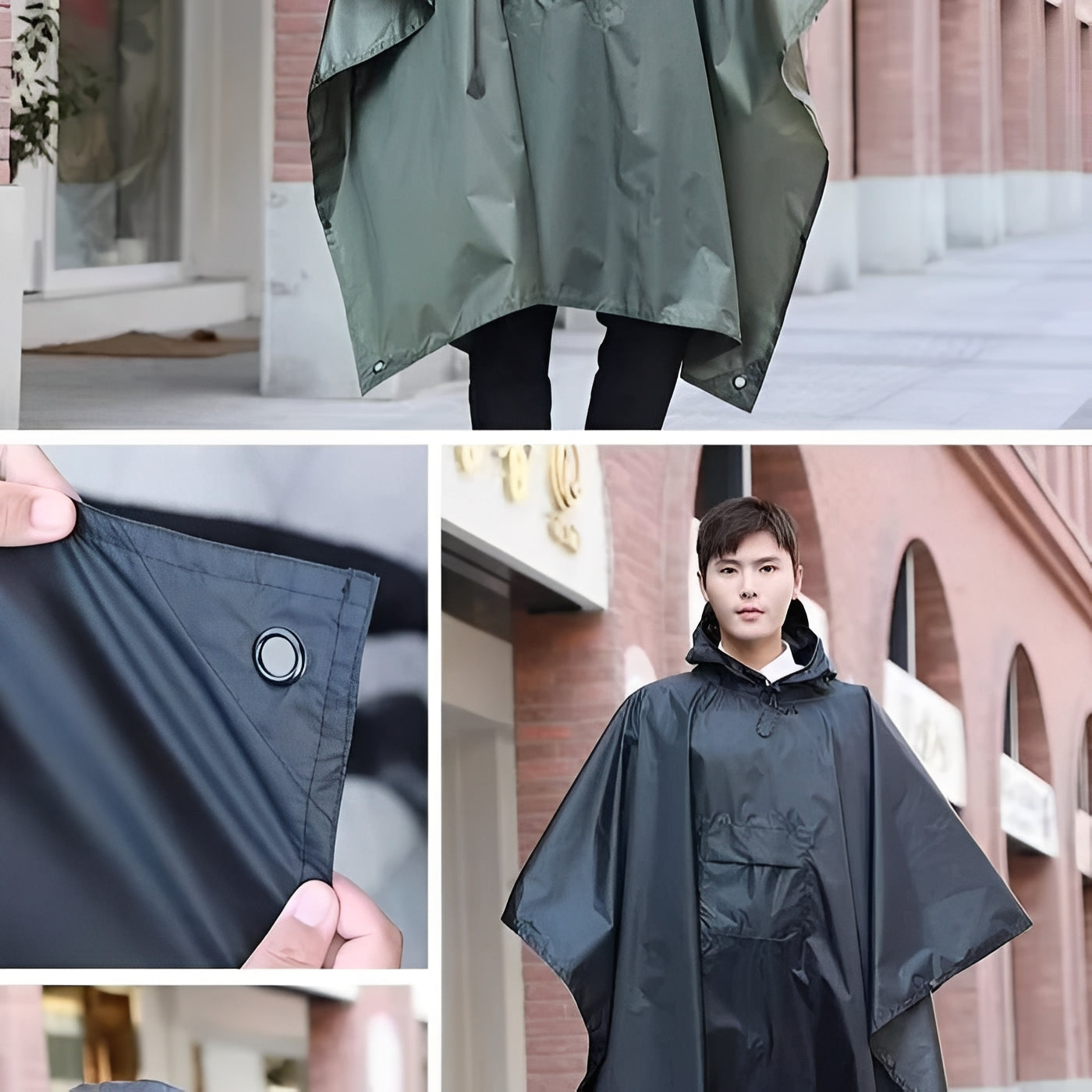 Compact Waterproof Poncho for Ultimate Rain Protection
