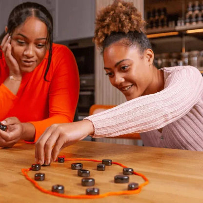Portable Magnetic Chess Game with Foldable Board
