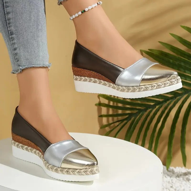 Stylish Elevated Sandals with Cushioned Footbed and Adjustable Strap