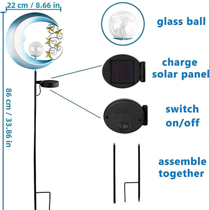 Luminous Solar Pathway Stake Lights for Enchanting Gardens