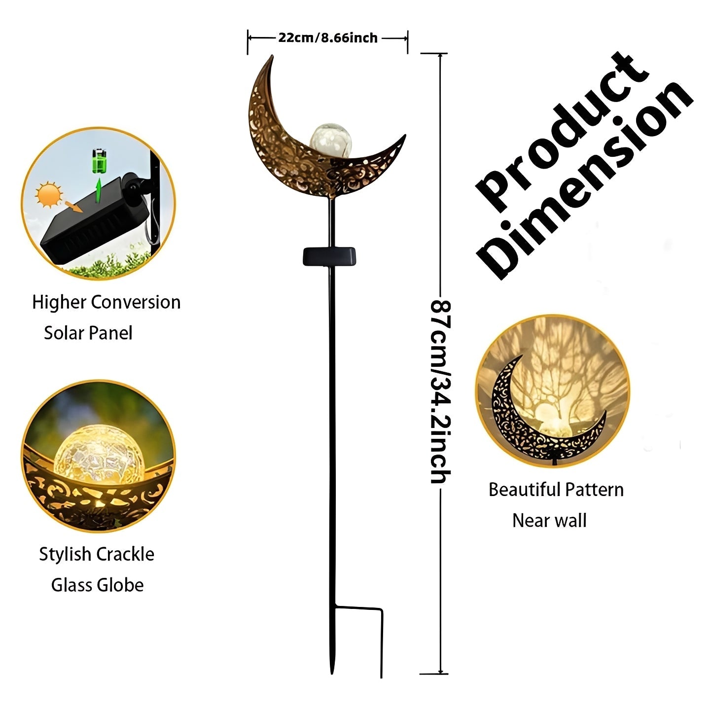 Luminous Solar Pathway Stake Lights for Enchanting Gardens