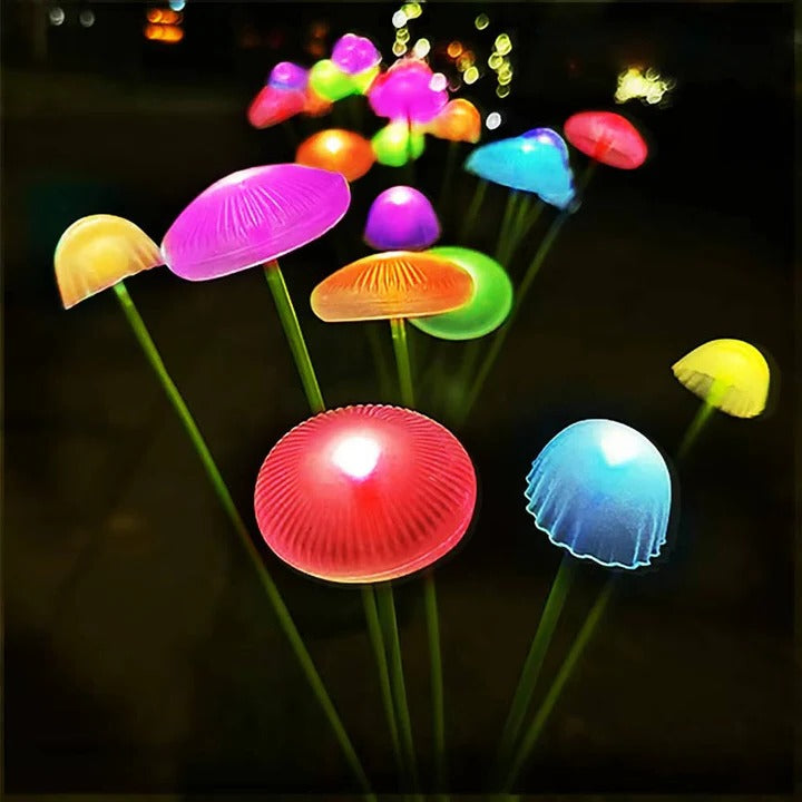 Enchanting Solar-Powered Color-Changing Garden Lights