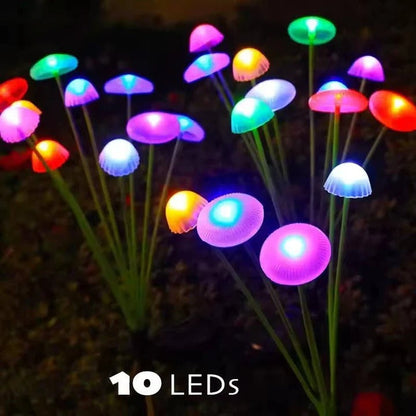 Enchanting Solar-Powered Color-Changing Garden Lights