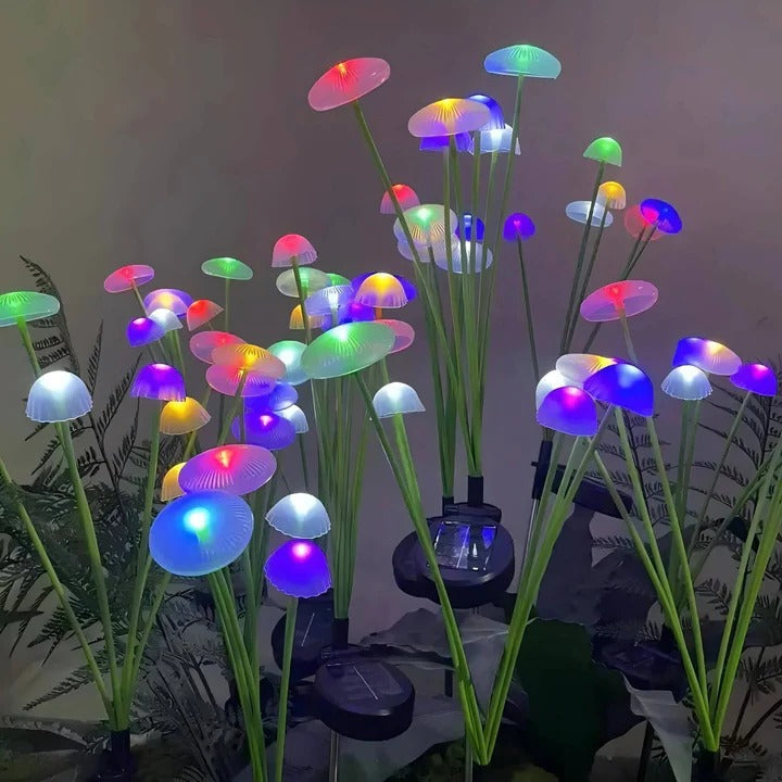 Enchanting Solar-Powered Color-Changing Garden Lights