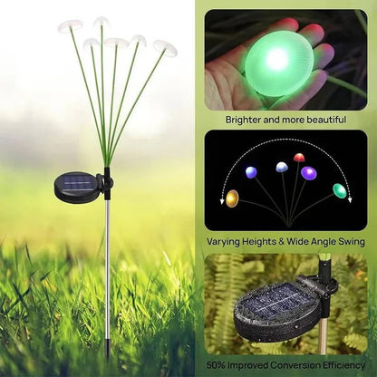 Enchanting Solar-Powered Color-Changing Garden Lights
