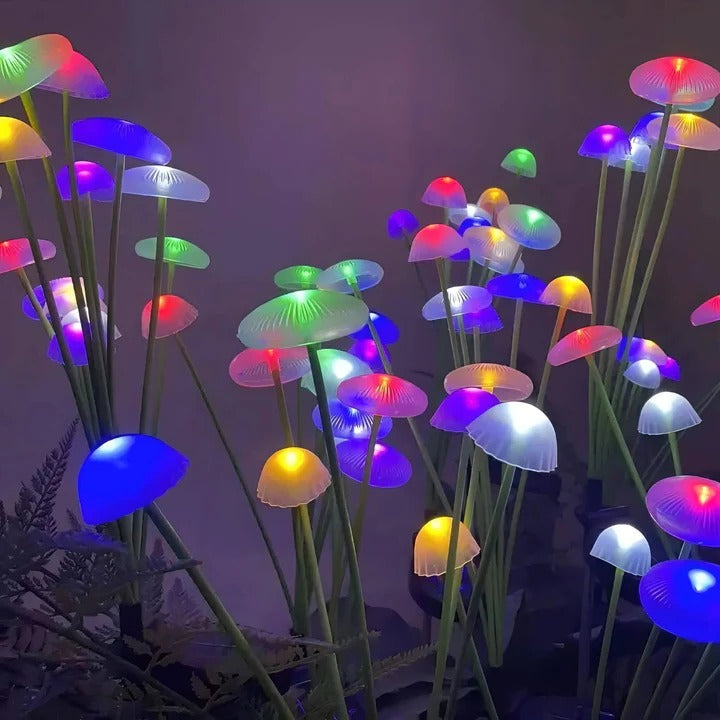 Enchanting Solar-Powered Color-Changing Garden Lights