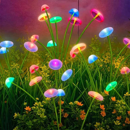 Enchanting Solar-Powered Color-Changing Garden Lights