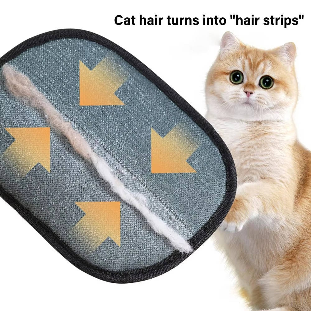 Effortless Pet Grooming Gloves for Shedding Control - Set of 2