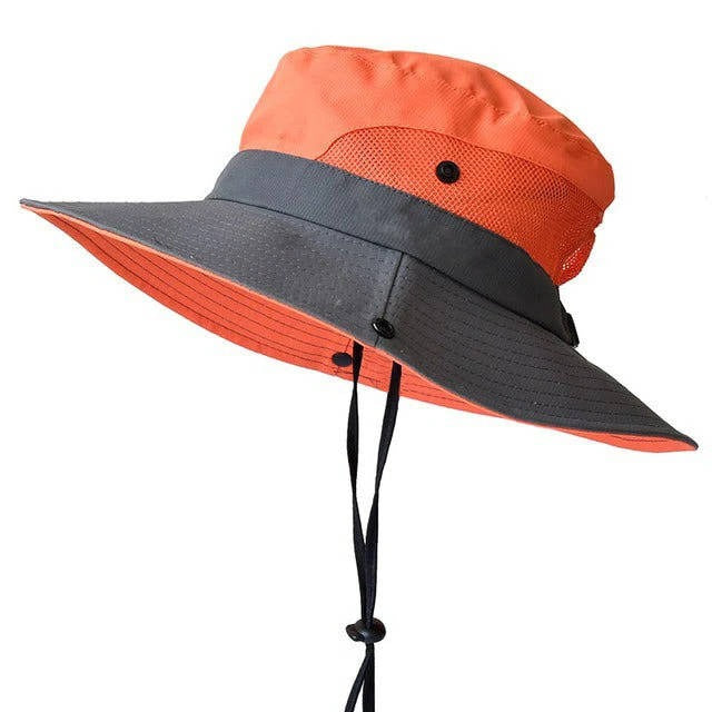 Versatile Sun Shield Hat with Customizable Fit and Travel-Friendly Design