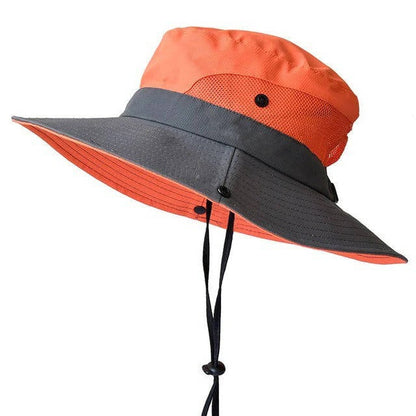 Versatile Sun Shield Hat with Customizable Fit and Travel-Friendly Design