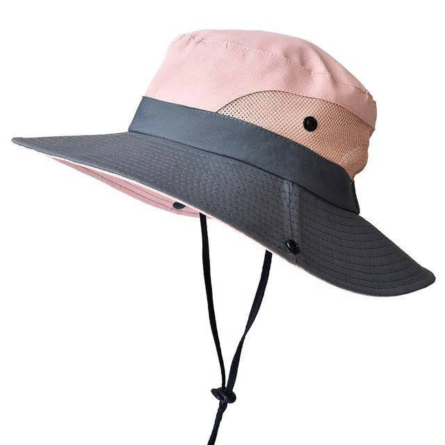 Versatile Sun Shield Hat with Customizable Fit and Travel-Friendly Design